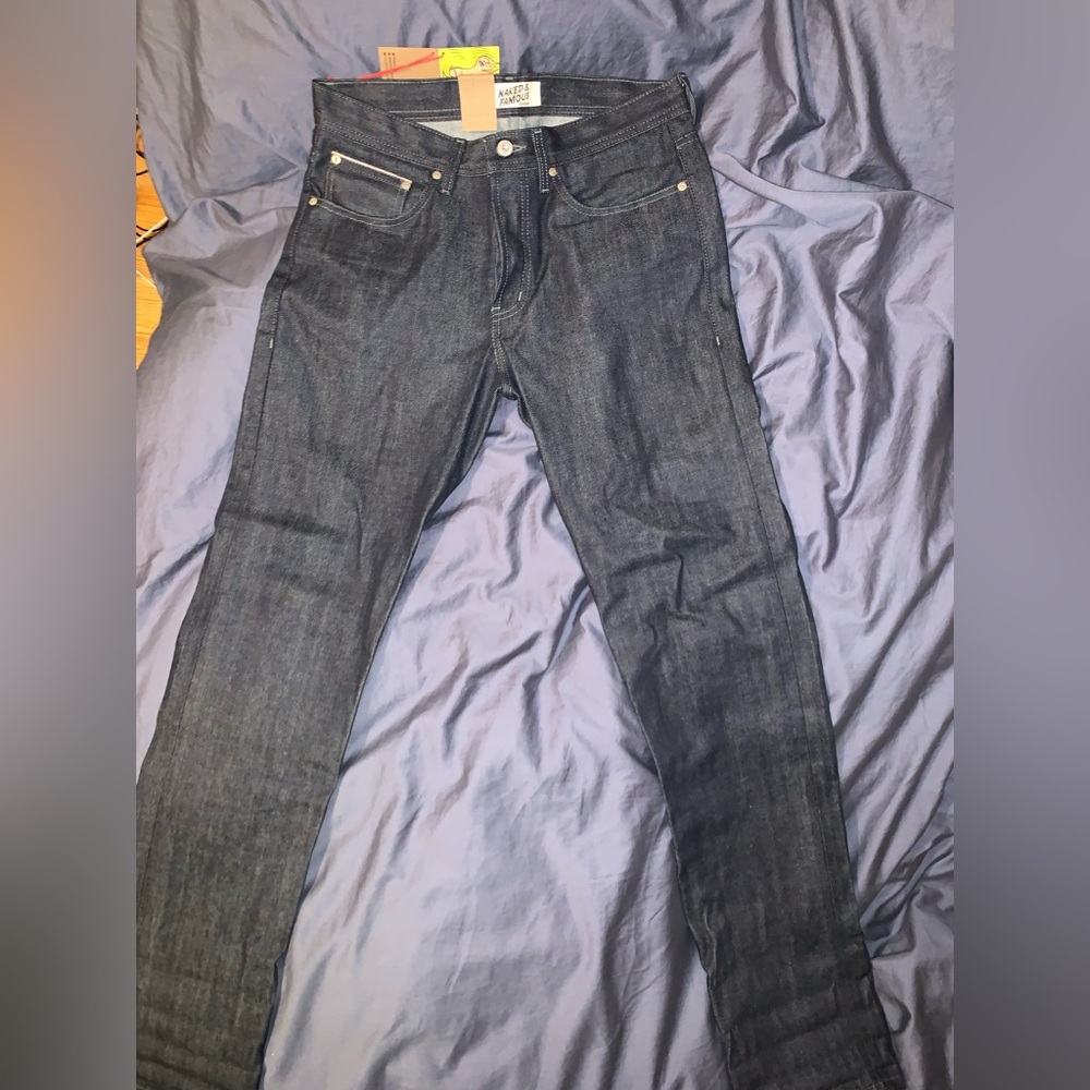 Naked & Famous Wierd Guy Indigo Selvedge